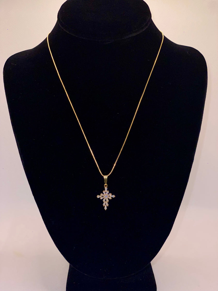 CRYSTAL CROSS Necklace